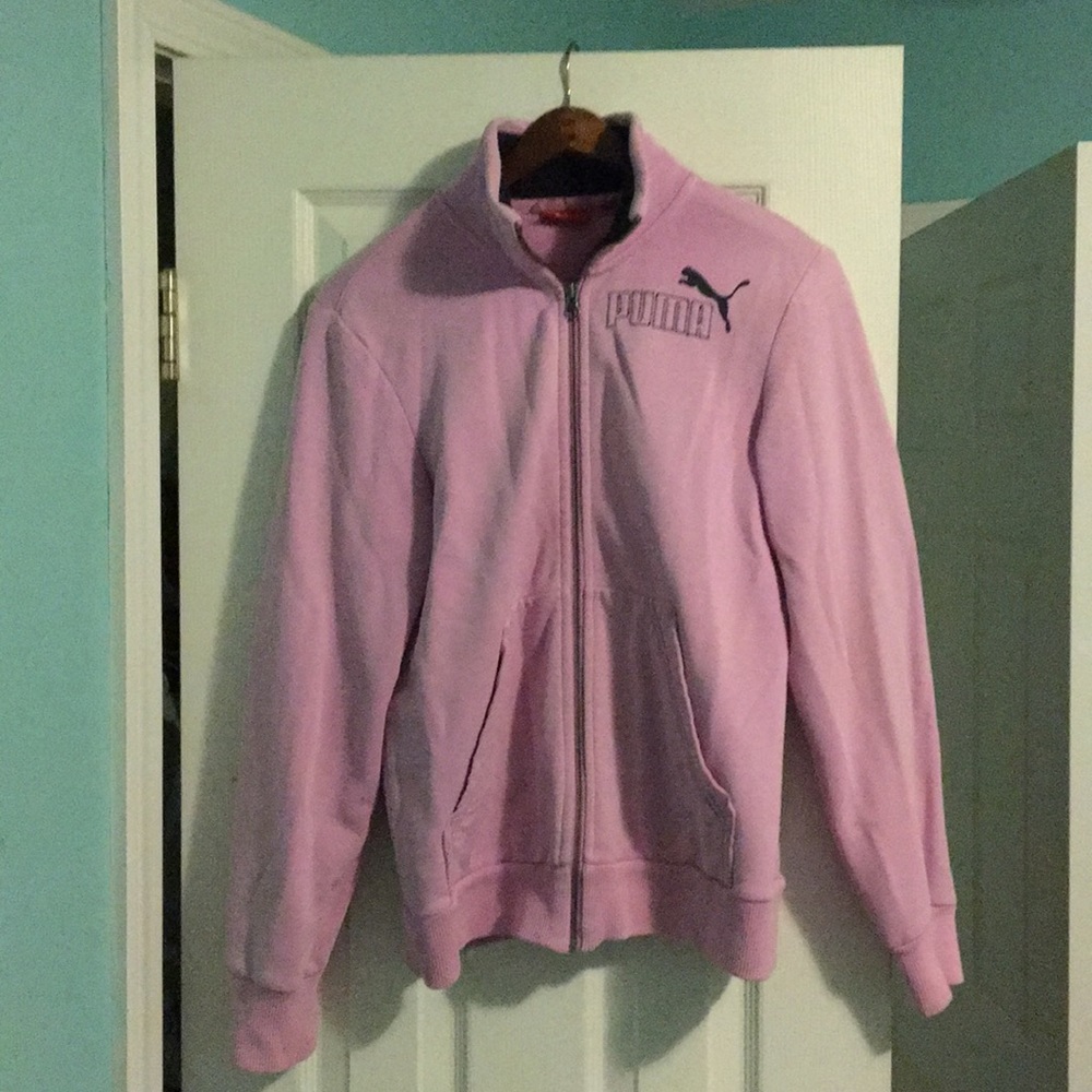 pink PUMA jacket